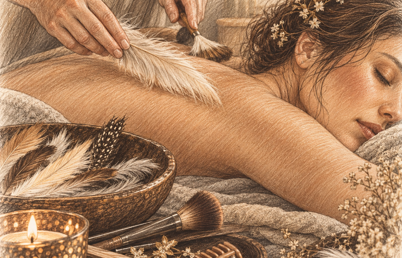 Papouille et Massage