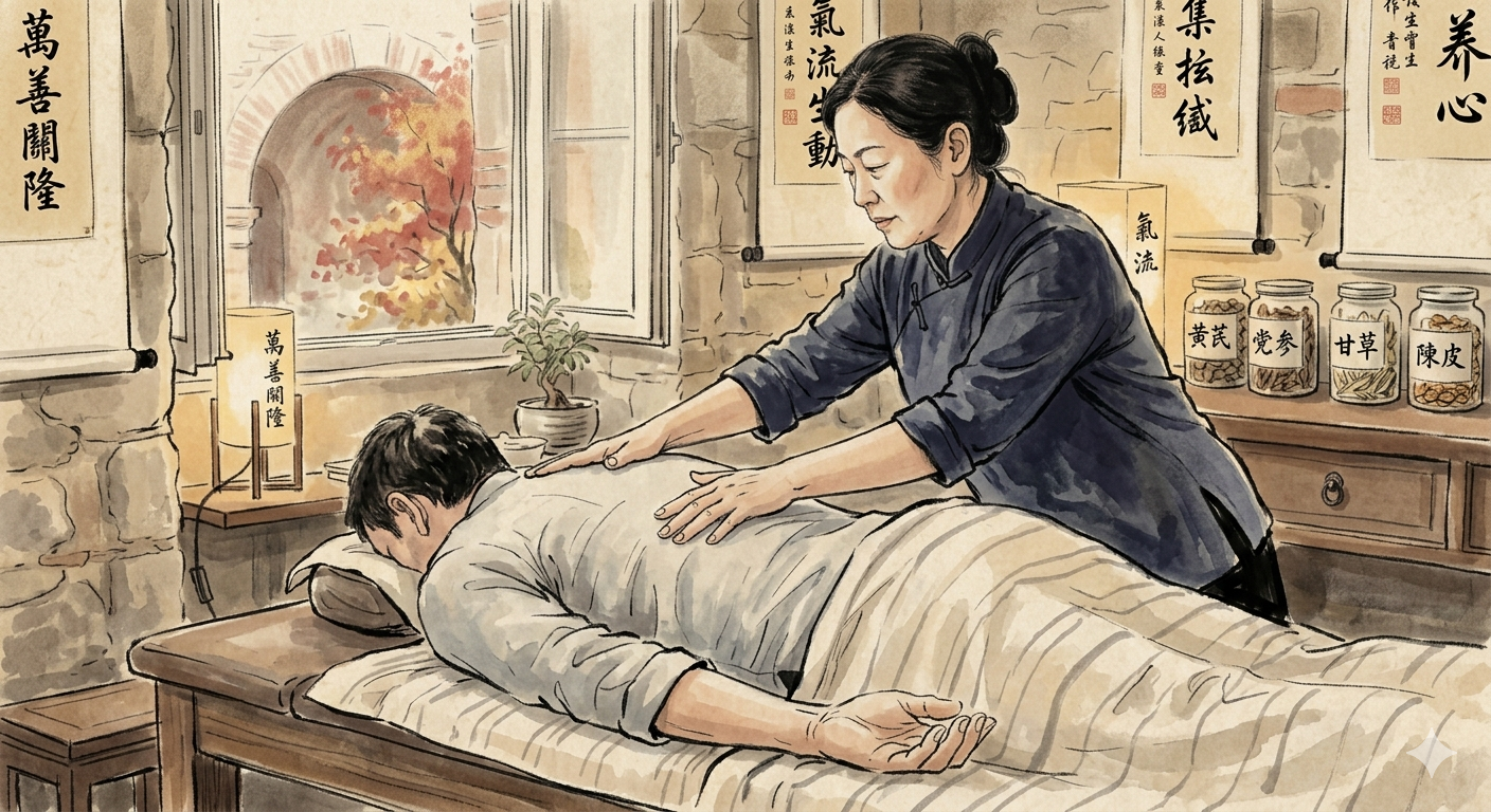 massage du dos