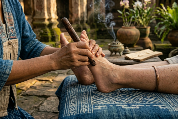 massage des pieds